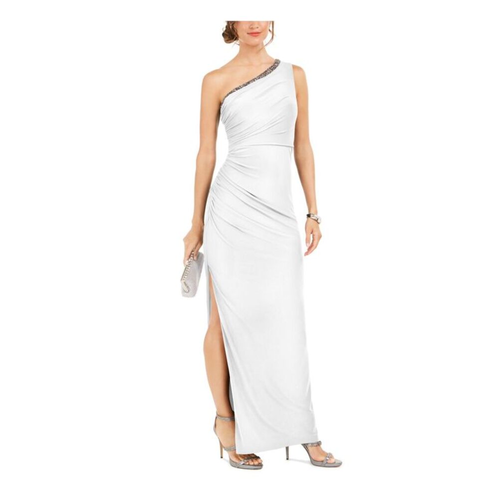 adrianna papell jersey long dress Adrianna Papell BlueBird Jersey Draped V Neck Long Gown 20W MSRP $219 NWTS!